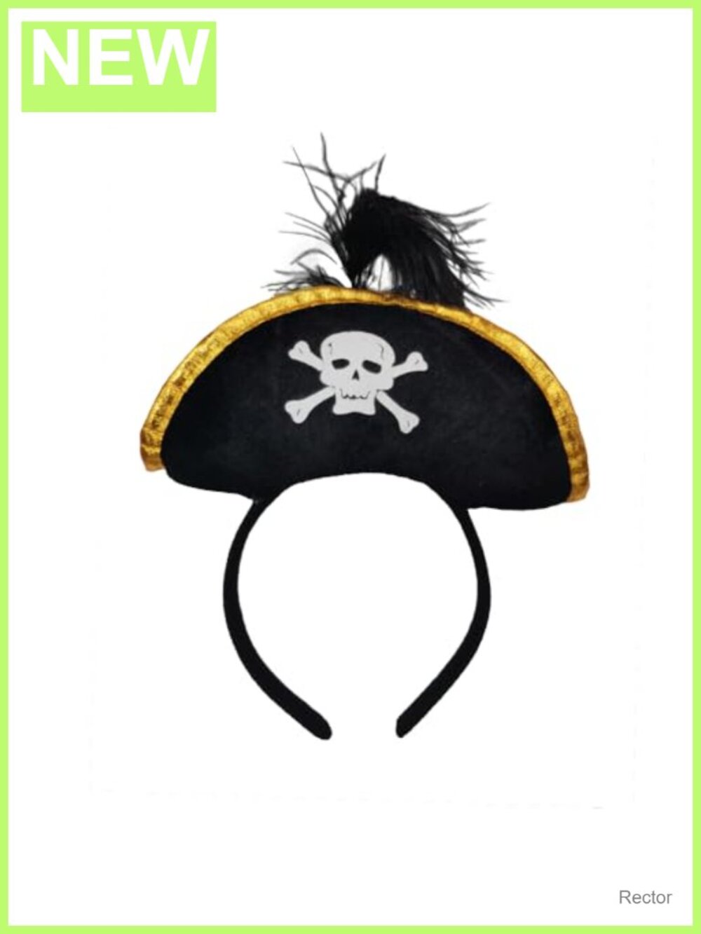 Pirate Hat Headband Adult Halloween Costume Accessory